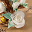 Fleur en céramique méticuleusement fabriquée - Embellissement intérieur élégant
