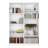 Black 2 Piece Living Room Set with 2 Bookcases-593143314-582692530