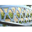 Banc de jardin en acier inoxydable Dezaraye-130524654