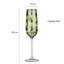 Amanita 0.25ml White Champagne Flute Set