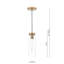Aburio 1 - Light Bronze Pendant