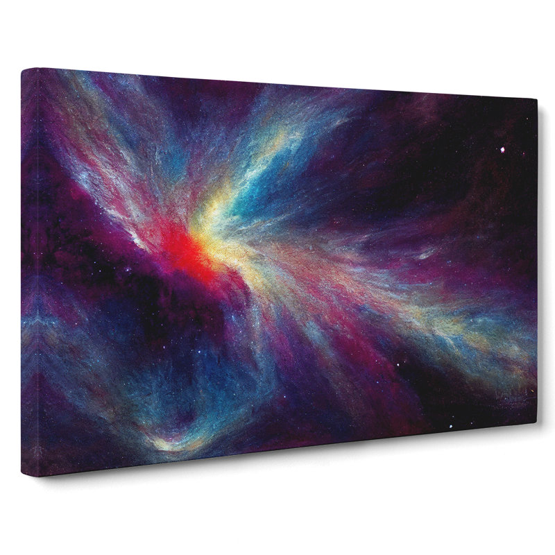 Neon Galaxy Vol.4 - Wrapped Canvas Print