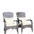 Patio Chair With Soft Cushions. Modern Design For Outdoor. 34 Seat Depth. Water Materials. Beige Back Cushion. Includes Assembly Tools Comfortable Contemporary Style 34.5 Height. Pe And Steel