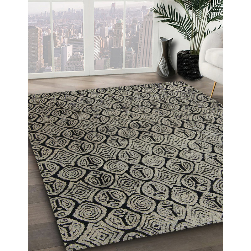 Wakita Abstract Indoor Rug, Square 5'