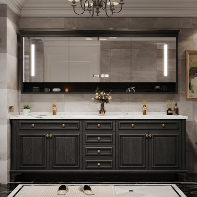 Floor-standing bathroom cabinet American style