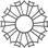 16"OD x 5 5/8"ID x 1/2"P Augustus Architectural Grade PVC Pierced Ceiling Medallion, Nickel