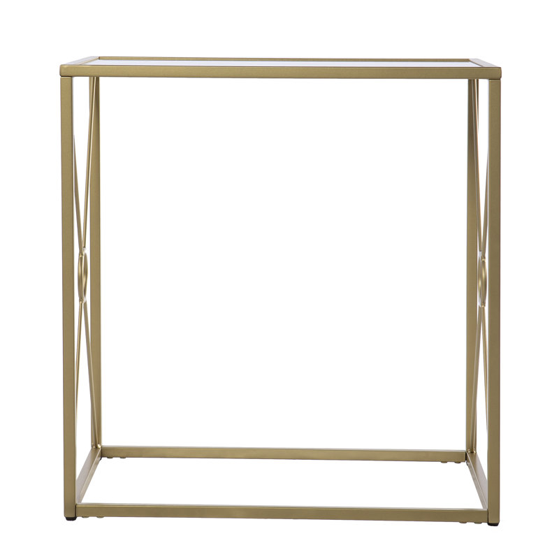 Table de bout à dessus miroir Larden