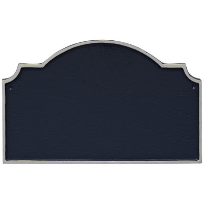 Plaque signalétique d'adresse sur deux lignes Vanderbilt