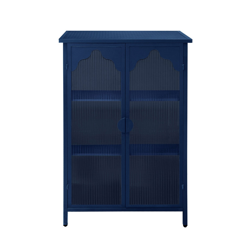 Armoire de rangement en métal 2 portes
