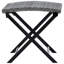 Keeshawn Powder Coated Steel Outdoor Stool