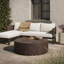 Ridge Outdoor Coffee Table-Stained Saddle Brown