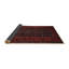 Tapis traditionnel rouge / noir Ardin-1466772547