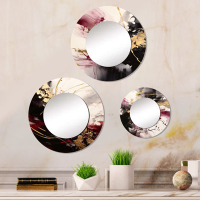Devanti Metal Round Mirror