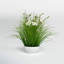 Cosmos artificiel en pot et herbe artificielle-841517893