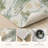 Green Leaf Non-Slip Washable Kitchen Mats
