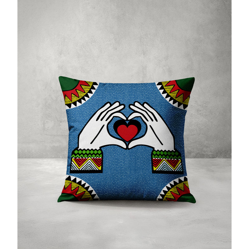Coussin Love, 18 x 18