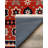 Minna Collection Digital Print Cotton-Polyester Red Floral Rug-2034592935