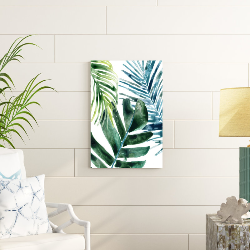 Mélange de feuilles tropicales I, H 30 po x l 20 po x P 1,25 po
