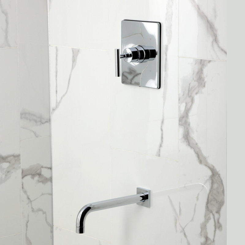 Kingston Brass Manhattan Single-Handle Pressure Balanced Tub Faucet, Polished Chrome