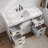 Coltman Single Bathroom Vanity with Stone Top-597043718