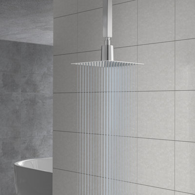Pomme de douche carrée 10 po