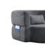 Canapé-lit pliant peu encombrant, mousse confortable, style moderne pour le salon et le bureau