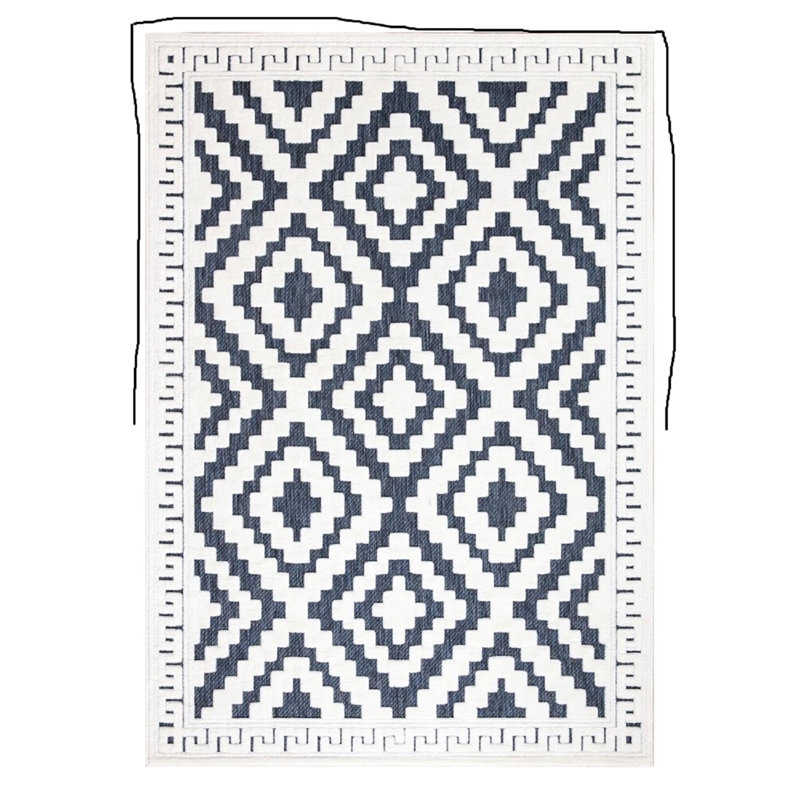 Geometric Area Rug, Rectangle 160 x 230 cm