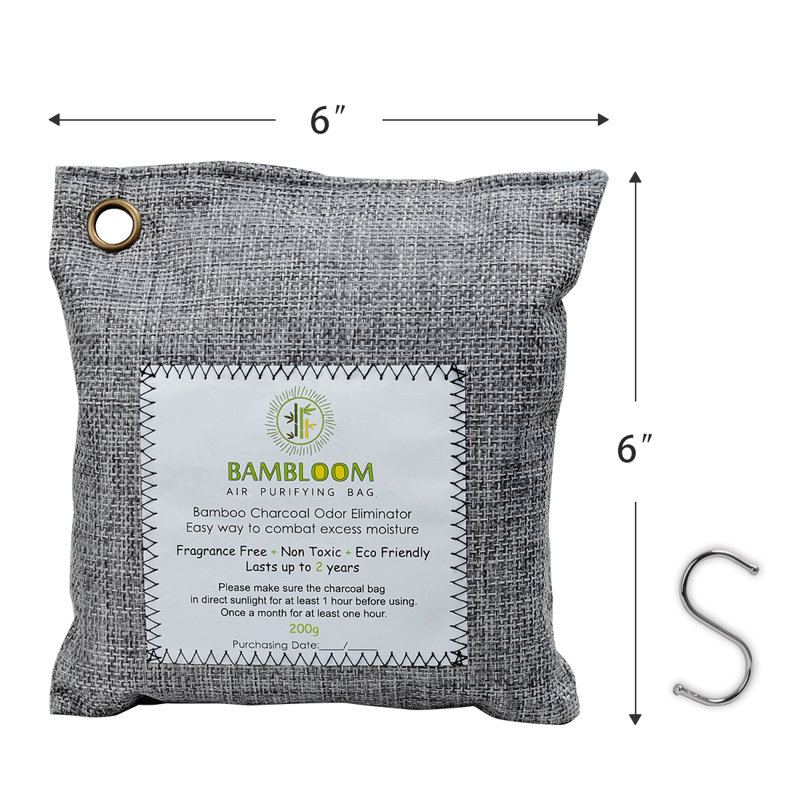 Sac purificateur d'air en bambou et charbon