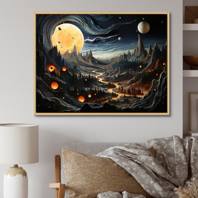 «Asteroid Ascendancy Landscape I», reproduction sur toile