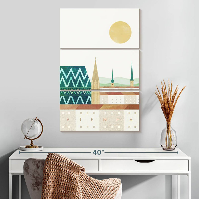 Affiche de voyage Masam Vienna, H 32 po x l 20 po