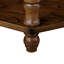 Table basse hexagonale rétro 36 "avec tablette et tiroir, 2 niveaux-1136328641