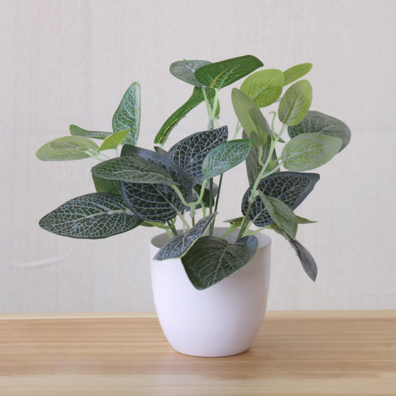 Bonsai artificiel en pot 8,66 ", H 9,4 po x l 4,6 po x P 14,3 po, 1
