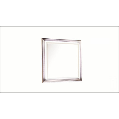 Miroir Desire - Cadre éclairé à DEL avec bordure métallique et surface de vision généreuse pour une décoration de chambre sophistiquée et fonctionnelle