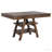 Walnut 2-Drawer Counter Height Table