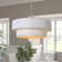 Reihan 3 - Light Dimmable Drum Chandelier