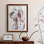 «Sitting Dog III», peinture sur toile encadrée-1452435717-1452435718