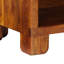 3 Pair Solid Wood Shoe Storage Cabinet