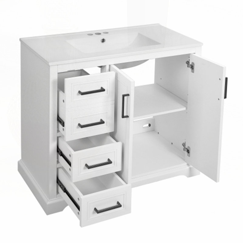 Meuble-lavabo moderne 36 "avec lavabo en céramique