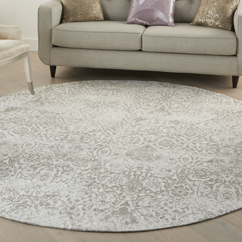 Tapis ivoire Gwenn, Rond 8 pi