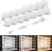 LED Vanity Mirror Lights Hollywood Style With 14 Dimmable Bulbs Adjustable Colour & Brightness USB Cable Stick-On For Makeup Table Dressing Room