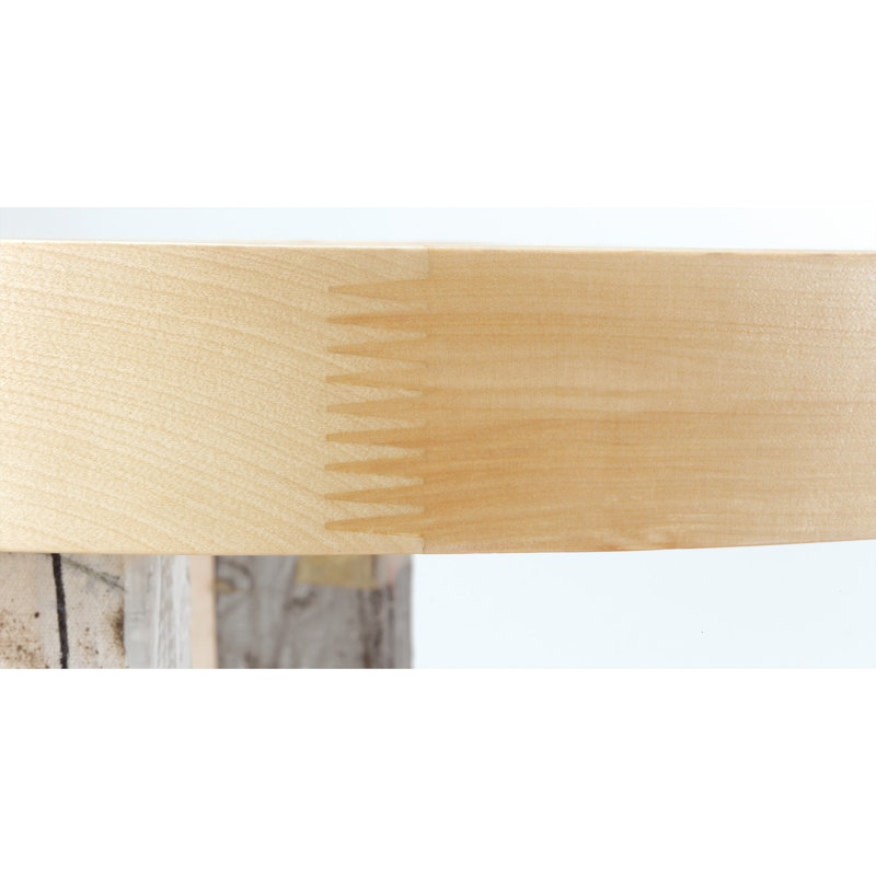 Plateau tournant en bois rond