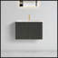Meuble-lavabo flottant rayé noir et brossé Etna de 24 pouces avec lavabo intégré en céramique, design moderne et élégant-1300003534-1300003535