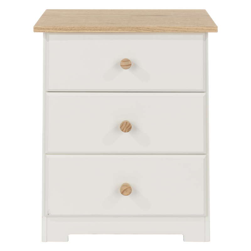 3 Drawer Bedside Table