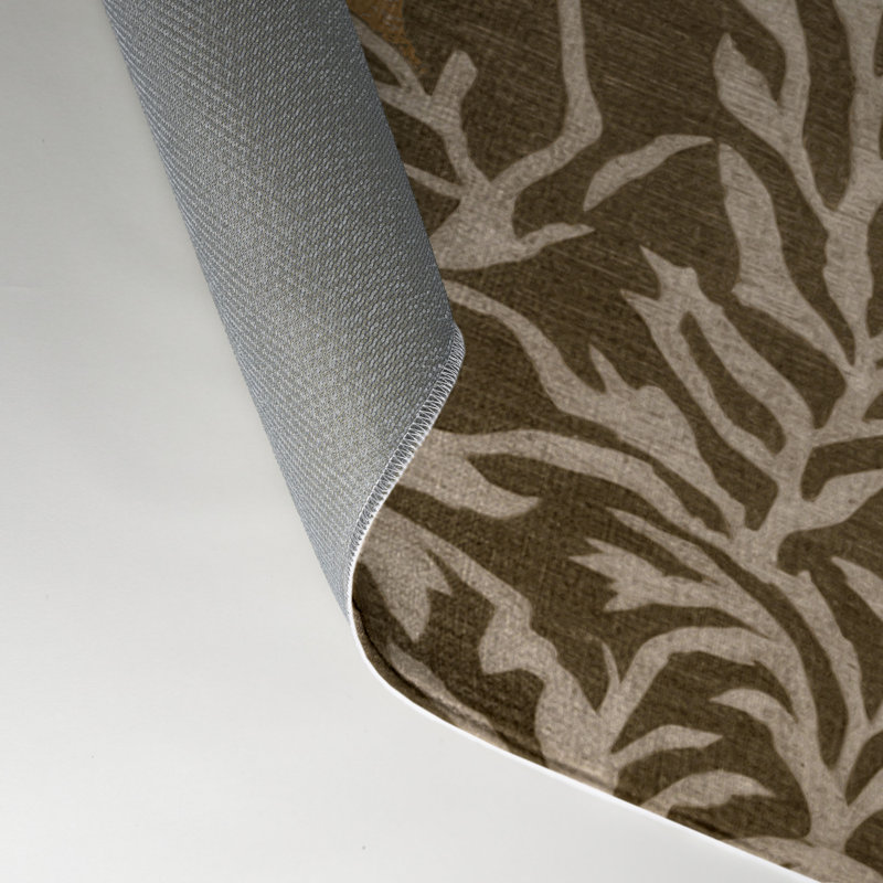 Tapis d'intérieur et d'extérieur brun Nature, Rectangle 5 pi x 7 pi