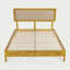 Lit plateforme en bois massif avec tête de lit Anspach-866594530-866825062