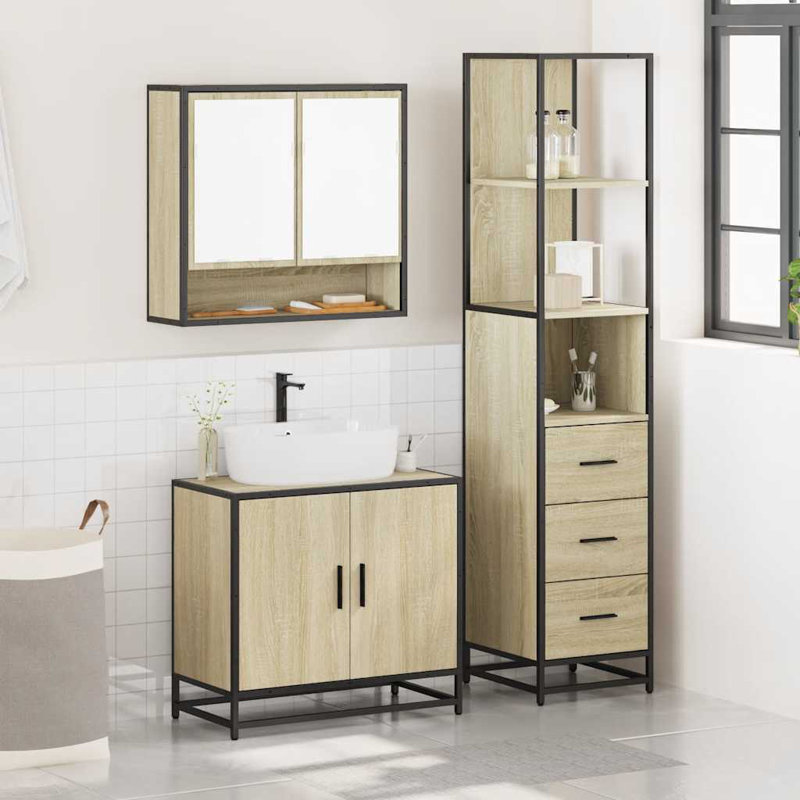Bathroom Furniture Suite, Sonoma Oak