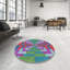 Tapis rose/vert/rouge à motifs Idylwood-1664441736