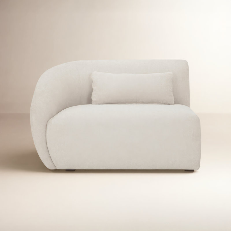 Anson Left Arm Facing Chair, Warm White