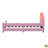 Upholstered Twin Daybed Low To The Ground Design Cute Style Princess Bed