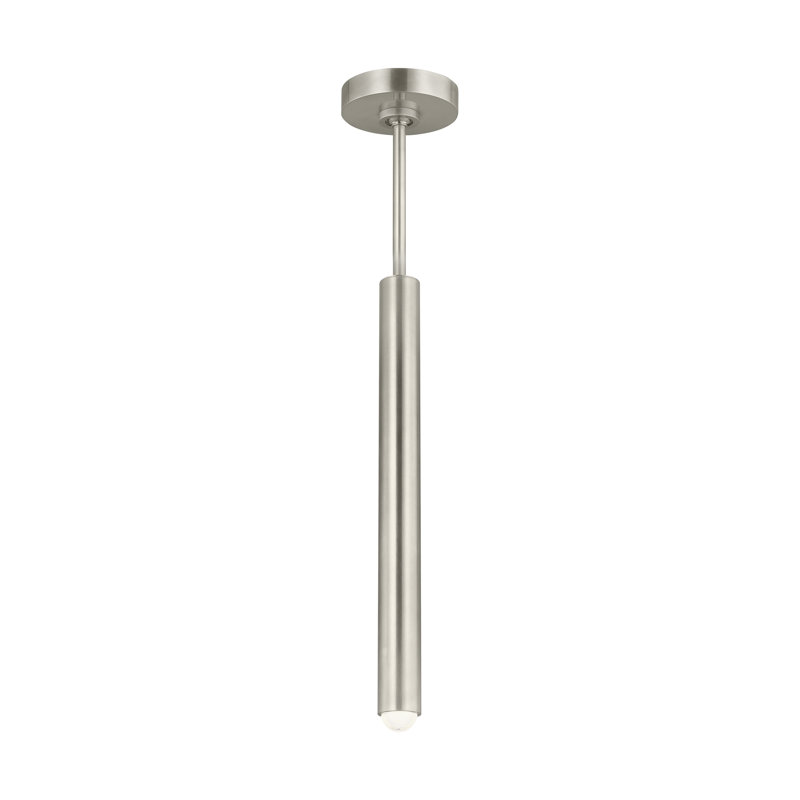 Ebell 1 - Light LED Pendant, Antique Nickel